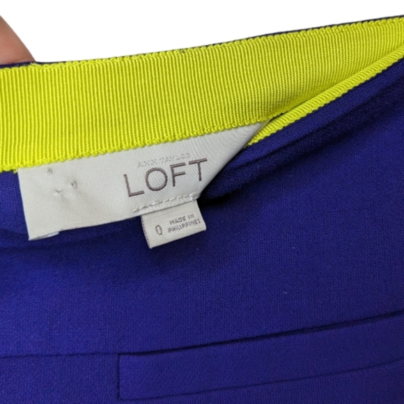 LOFT Women’s Purple Mini Skirt 💜 Size 0 - Picture 3 of 9